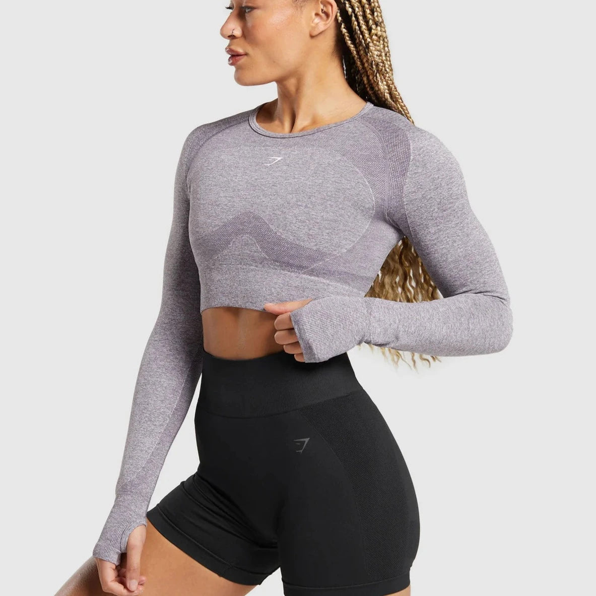 CropTop Long Sleeves Gymshark Flex