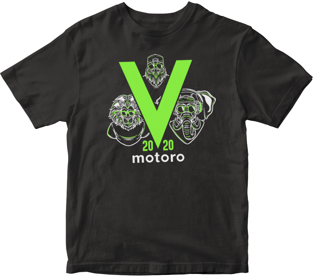Tee Motoro Vto Negro