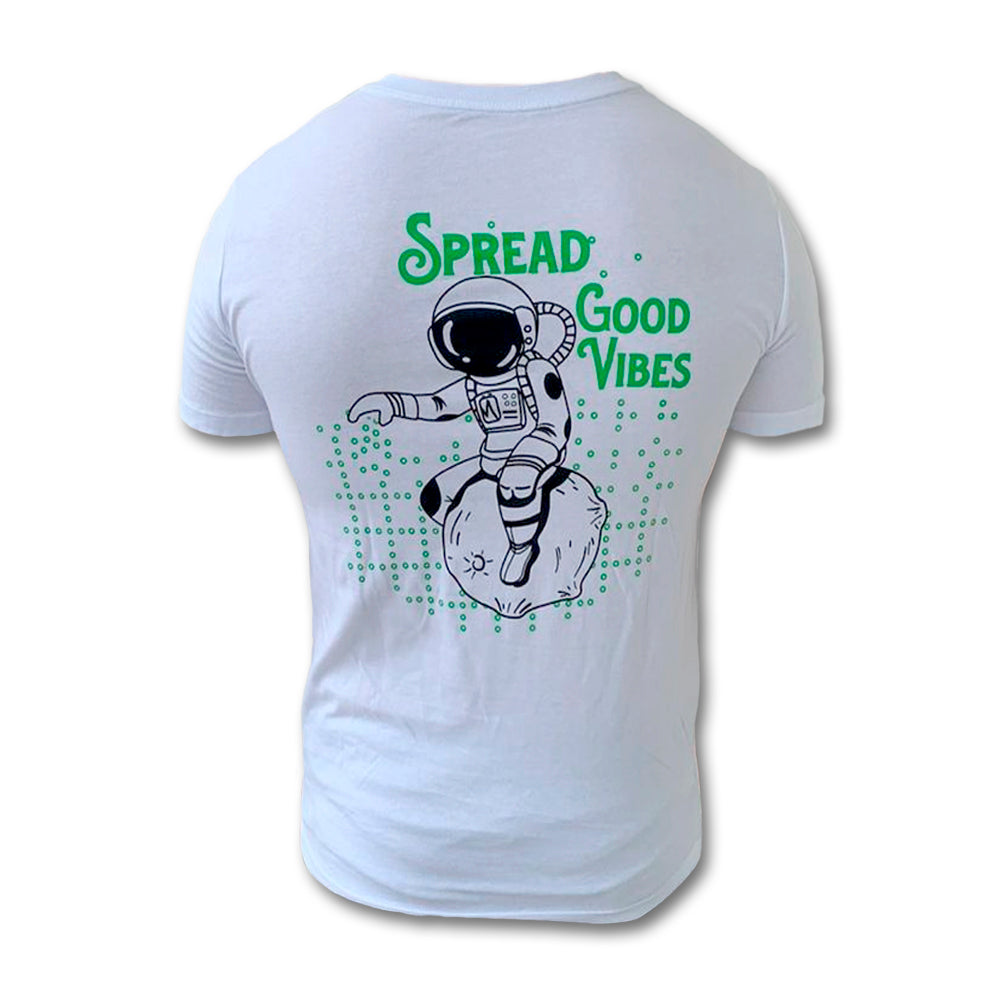 Tee Motoro Spread Blanca