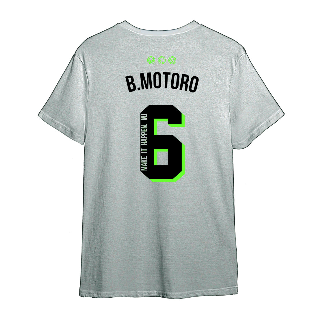 Tee Motoro Dama Sexto Gris