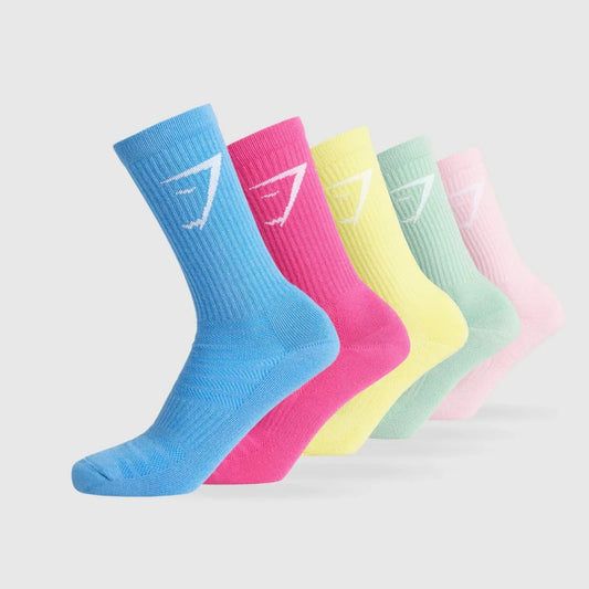 Calcetas Gymshark Crew 5pk