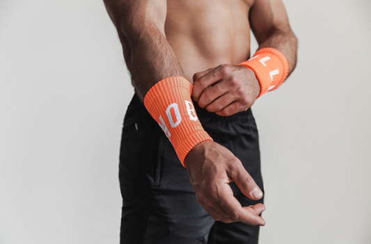 WristBand Nobull Liso Coral Neon