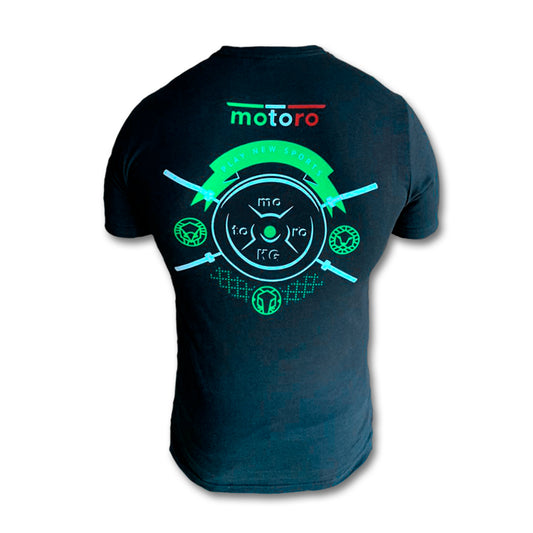 Tee Motoro CampecheBarbell Negro