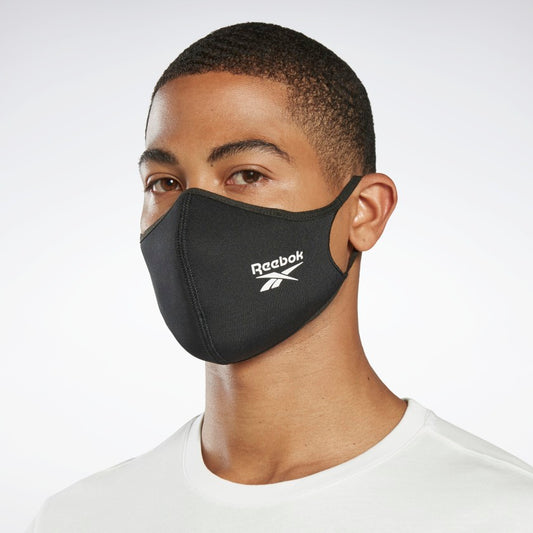 Cubrebocas Reebok Liso Negro