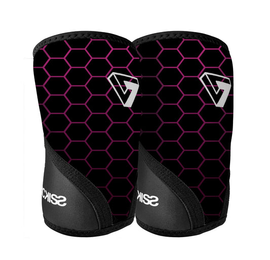 Rodilleras Rckiss Neopreno 5mm Geometry Pink