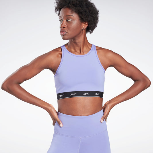 CropTop Reebok Beyond Sweat Morado