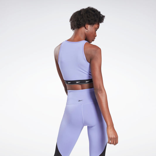 CropTop Reebok Beyond Sweat Morado