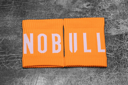 WristBand Muñequera Nobull Liso Naranja Neon