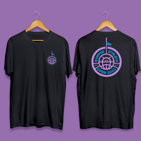 Tee Bumper Open 22 Negro Dama